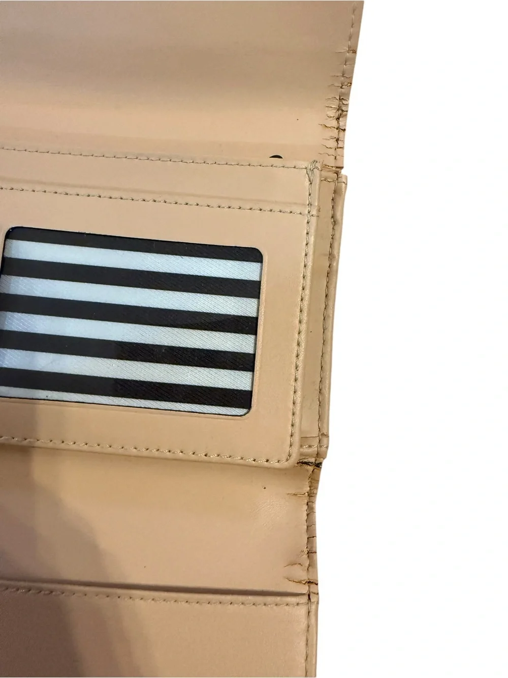 Kate spade Two-Tone Black and Cream Women's Leather Wallet